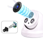 Surveillance camera night vision monitor