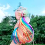 Children'S Color Braided Hair Wig Headdress