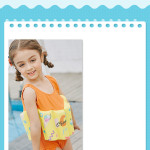 Children's Life Jackets Buoyancy One-piece Swimsuits Baby Girl Life Jackets