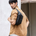 First Layer Cowhide Casual Messenger Bag Work Clothes One Shoulder