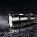 Aluminum Alloy Rechargeable Fixed Focus Emergency Outdoor Riding Long-range Shot Waterproof Led Flashlight