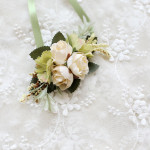 Wedding New Bridesmaid Wrist Flower Simulation Flower Groom Best Man Corsage