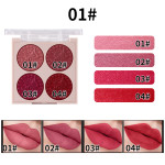 MISS ROSE Lipstick Compact 4 Color Lip Gloss Plate Moisturizing Easy To Color Lipstick Foreign Trade Exclusive For Cross-border In Stock Wholesale