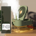 Desktop Silent Remote Control Timing Dual Spray Humidification Fan