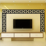 Acrylic Wall Mirror Sticker With Adhesive For Living