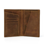 Leather Passport Mad Horse Leather Wallet