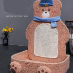 Cat Litter Cat Scratching Board One Piece Vertical Sword Hemp Rope Toy Cat Shelf