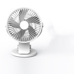 USB Small Fan Large Wind Silent Desktop Pinch Fan Student Dormitory Bed Office Charging Mini Clip Fan Wall Mounted