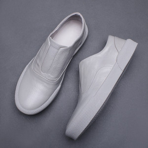 Slip-on Slacker Shoes Korean Version Trend Leather