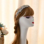 High-End Headgear With Diamond-Studded Hair Binding Headband Shiny Diamond Headgear With Versatile Wide Headband Headgear