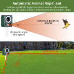 Solar animal repellent