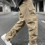 Multi-pocket Pants Loose Casual