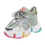 Platform Platform Sports Inner Heightening Rainbow Shoes