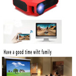 1080P HD Home Portable Voice Connection WiFi Mobile Phone Wireless Mini Projector