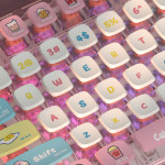 Transparent Keycap PBT Keycap Thermal Sublimation 118 Keys