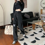 New Loose High Waist Straight Wide Leg Mopping Trousers Trend