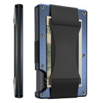 Metal Card Wrapped Carbon Fiber Wallet RFID Anti-theft Brush