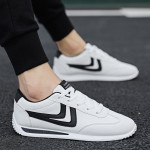 Men's Korean Style Trendy Shoes Breathable All-Match White Shoes