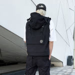 Three Dimensional Bag Loose Tooling Hooded Vest