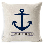 Sofa Living Room Ocean Pattern Pillow