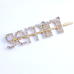 Constellation Word Clip English Character DIY Hairpin Hair Accessories Personalized Custom Wholesale