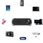 Projector supports HD 1080P mini home pico projector