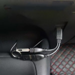 Mounted USB One Two Data Line Extension Cable Adapter Car