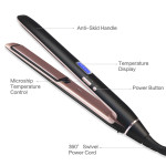 Professional Hair Straightener 2in1 Flat Iron Curling Straight Hair Fast Ceramic Heating