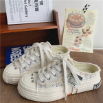 Summer Half-support Canvas Shoes Female