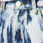 Hand-Heavy Washed Micro-Flare Jeans