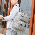 New Casual Backpack Men's Waterproof Large Capacity