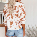 Independent Station Wish Women's Tie-dye Long-sleeved Crewneck Hoodie