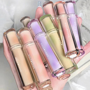 Mirror Lip Lacquer Water Glass Jelly Round Tube Lip Gloss