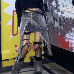 Women's Cyberpunk Spicy Denim Shorts