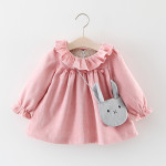 Foreign Trade Children's Wear 2021 Spring And Autumn New Version Of Girls' Cotton Long Sleeved Dress, Baby Princess Skirt Taobao Consignment