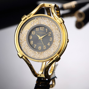 New Fashion Ladies Watch Bracelets Foreign Trade Trend Water Diamond British Watch Steel Band Bracelet Watch Wholesale