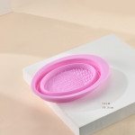 Scrubbing Plate Makeup Brush Cleaning Pad Makeup Brush Cleaning Bowl