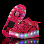 Super Light Luminous Battery-powered Roller Shoes