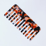 Anti-Static Headwear Marbled Leopard Print Hairdressing Comb