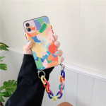 Graffiti Silicone Bracelet Mobile Phone Case