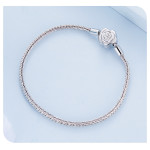 925 Silver Rose Basic Bracelet