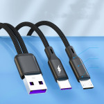 Two In One Data Cable For Android Charging Cable