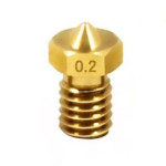 3D Printer E3D Nozzle Smooth Brass Nozzle M6 Threaded Brass Parts