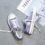 Low-cut Small Daisy All-match Canvas Shoes