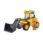 Free Shipping Kazi 8045 Engineering Crane City Small Particles Children's Educational Building Blocks Toy Bulldozer Gift