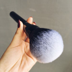 Single Wooden Handle Loose Powder Brush