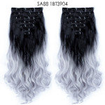 Long Curly Hair High Temperature Silk Curtain