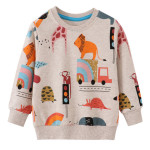 Jumping Meters New Arrival Cartoon Sweatshirts For Boys Girls Cl