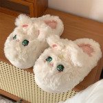 Cute Soft-soled Plush Moon Shoes