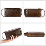 Men's Clutch Men's Clutch Leather Travel Toiletry Bag